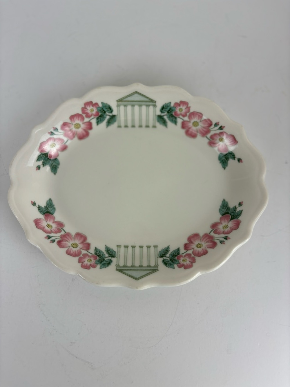 John Marshall Hotel Richmond Small Platter w/Dogwood Flowers